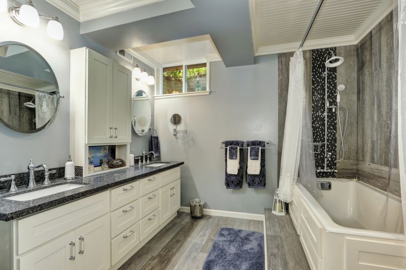 Vanity Area with Double Sinks
